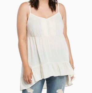 Challis Embellished Hi-Low Tank Torrid